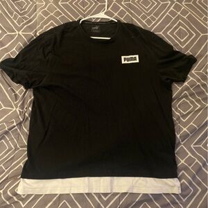 Black & White Mens PUMA Shirt XL